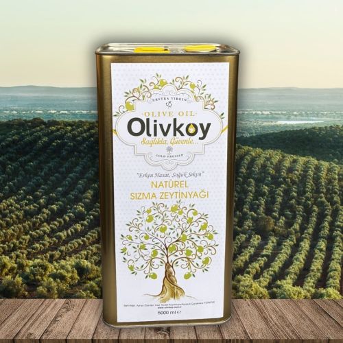 Erken Hasat Soğuk Sıkım Zeytinyağı – 5 LT Teneke