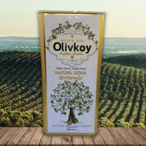 Olgun Hasat Natürel Sızma Zeytinyağı – 5 LT Teneke