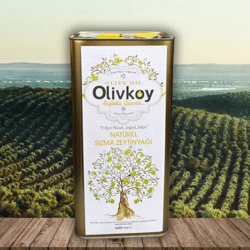 Erken Hasat Soğuk Sıkım Zeytinyağı – 5 LT Teneke