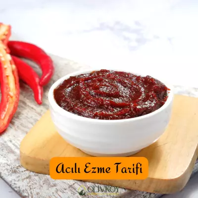 Zeytinyağlı Acılı Ezme Tarifi