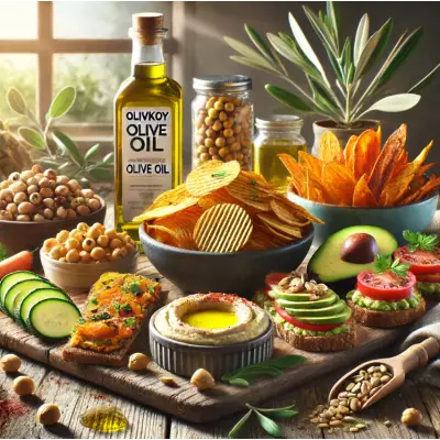 Zeytinyağı ile Sağlıklı Atıştırmalıklar Hazırlama