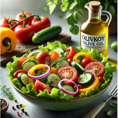 Ege Usulü Zeytinyağlı Yaz Salatası Tarifi